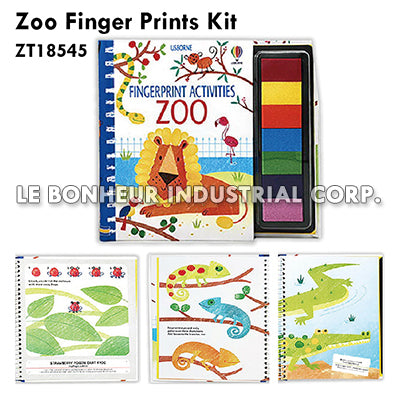 Zoo Finger Prints Kit
