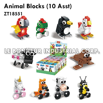 Animal Blocks (10 Asst)