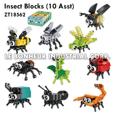 Insect Blocks (10 Asst)