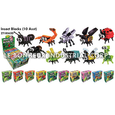 Insect Blocks (10 Asst)