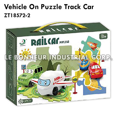 Plane On Puzzle Track