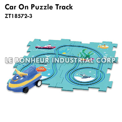 Car On Puzzle Track