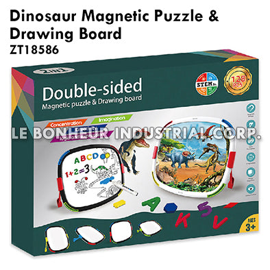 Dinosaur Magnetic Puzzle & Drawing Board