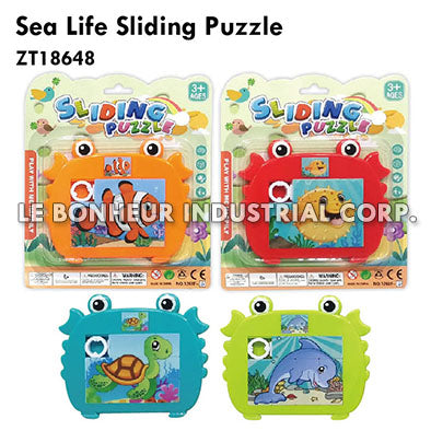 Sea Life Sliding Puzzle