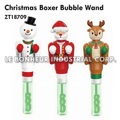 Christmas Boxer Bubble Wand