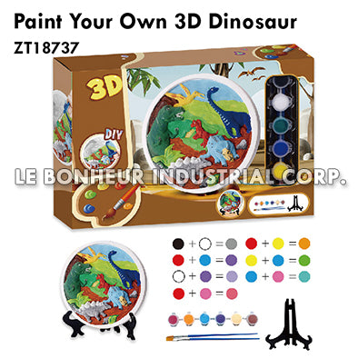 Paint Your Own 3D Dinosaur