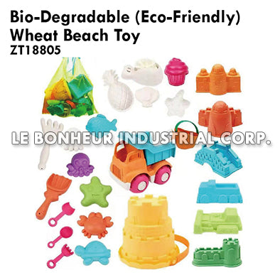 Bio-Degradable (Eco-Friendly) Wheat Beach Toy