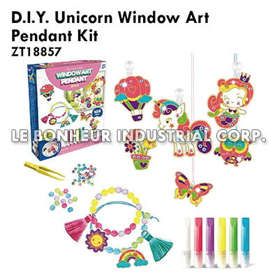 D.I.Y. Unicorn Window Art Pendant Kit