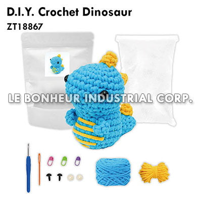 D.I.Y. Crochet Dinosaur