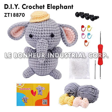 D.I.Y. Crochet Elephant