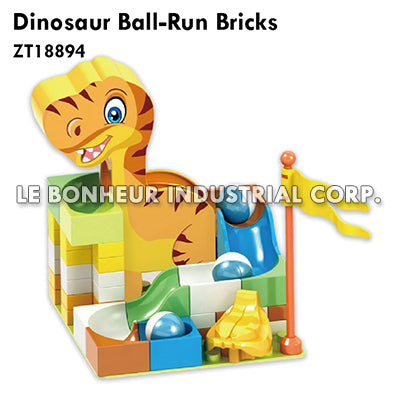 96pcs Dinosaur Ball-Run Bricks