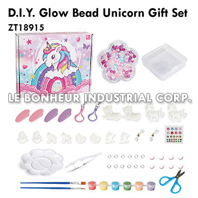 D.I.Y. Glow Bead Unicorn Gift Set