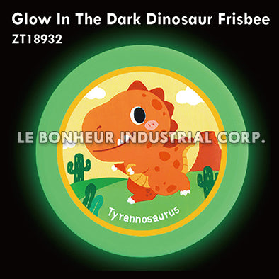 Glow In The Dark Dinosaur Frisbee