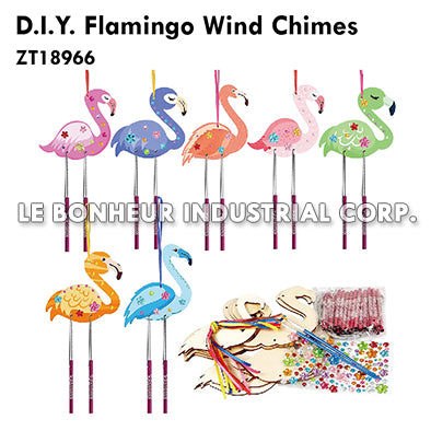 D.I.Y. Flamingo Wind Chimes