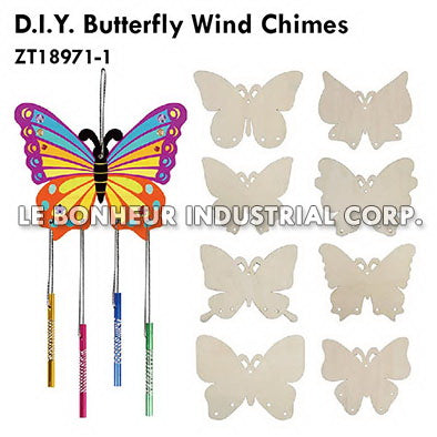 D.I.Y. Butterfly Wind Chimes