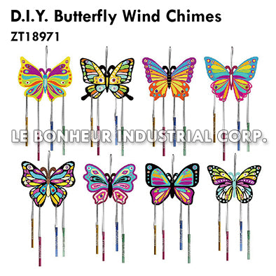 D.I.Y. Butterfly Wind Chimes