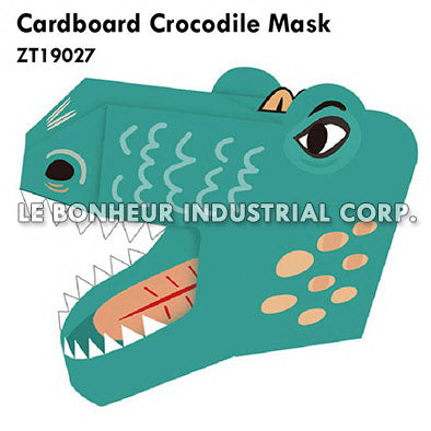 Cardboard Crocodile Mask
