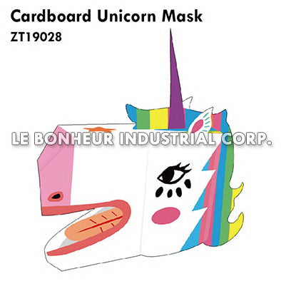 Cardboard Unicorn Mask