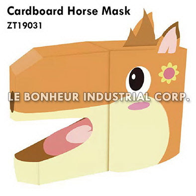 Cardboard Horse Mask