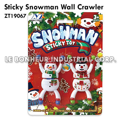 Sticky Snowman Wall Crawler