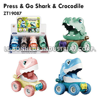 Press & Go Shark & Crocodile