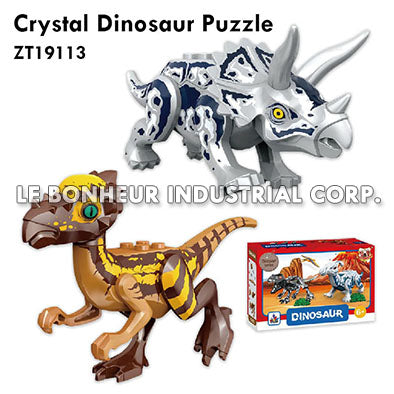 Crystal Dinosaur Puzzle