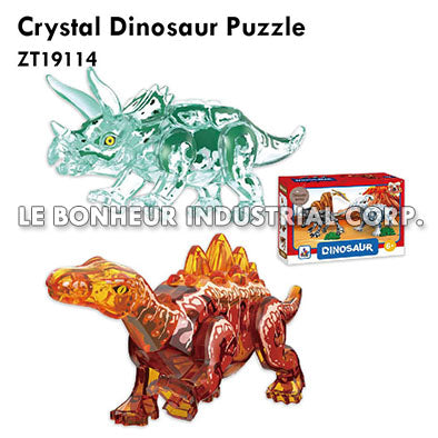 Crystal Dinosaur Puzzle
