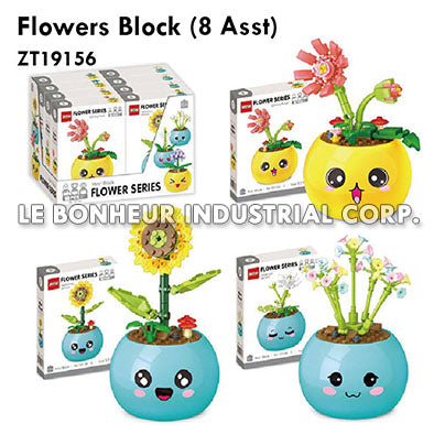 Flowers Block (8 Asst)