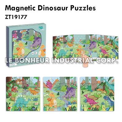Magnetic Dinosaur Puzzles