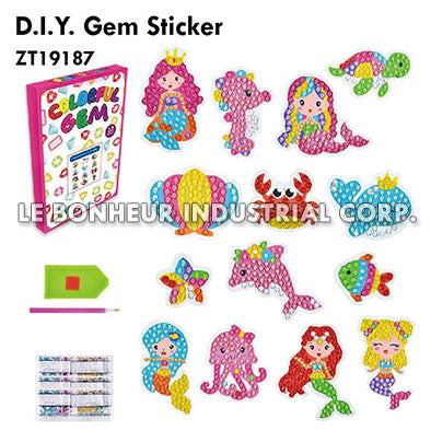 D.I.Y. Gem Sticker