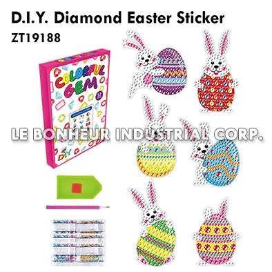 D.I.Y. Diamond Easter Sticker