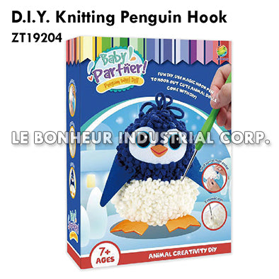 D.I.Y. Knitting Penguin Hook