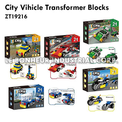 City Vihicle Transformer Blocks