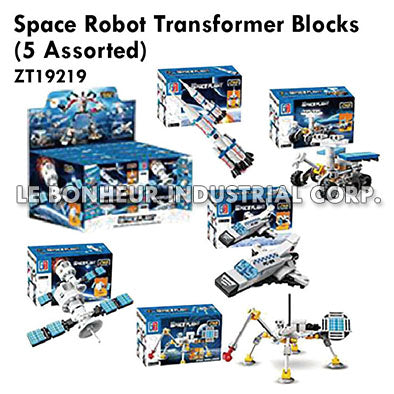 Space Robot Transformer Blocks (5 Assorted)