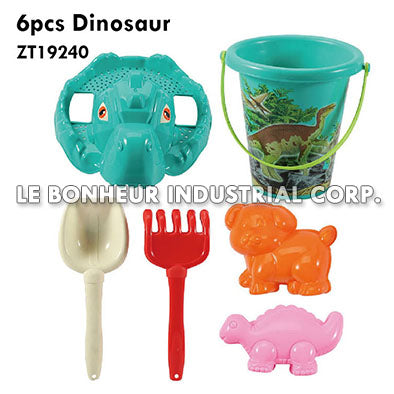 6pcs Dinosaur Beach Set