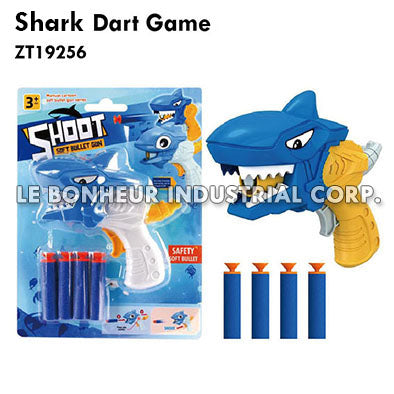 Shark Soft Bullet Gun + 4 EVA Soft Bullets