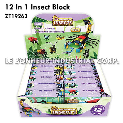 12 In 1 Insect Blocks