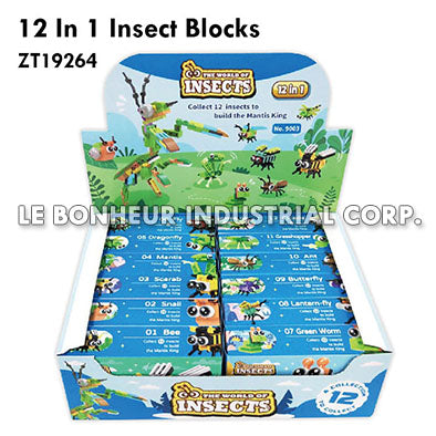 12 In 1 Insect Blocks