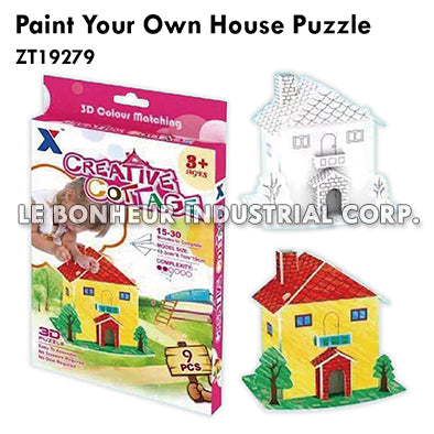 Paint Your Own House Puzzle