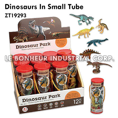Dinosaurs In Small Tube