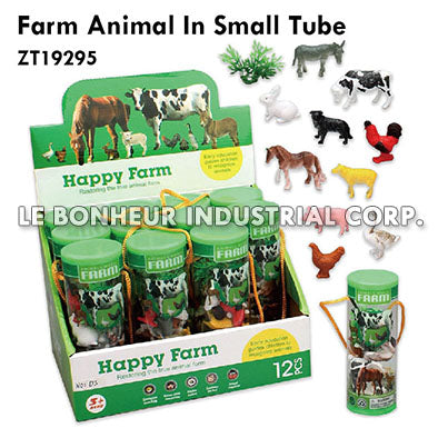 Farm Animal In Small Tube