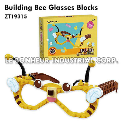 Building Bee Glasses Blocks
