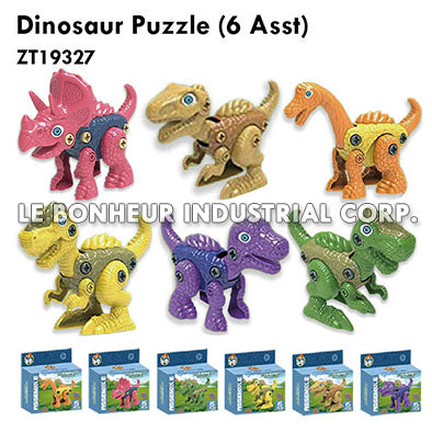 Dinosaur Puzzle (6 Asst)