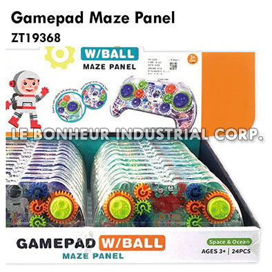 Gamepad Maze Panel