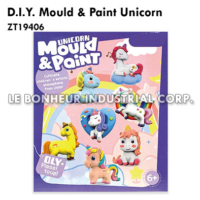 D.I.Y. Mould & Paint Unicorn