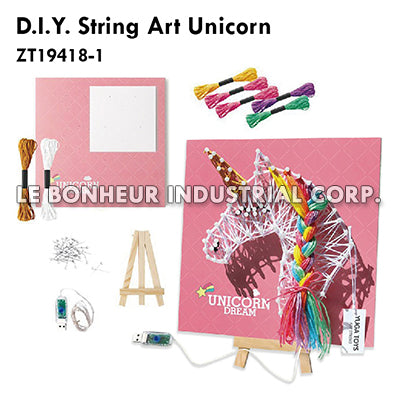 D.I.Y. String Art Unicorn