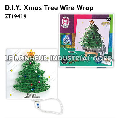 D.I.Y. Xmas Tree Wire Wrap