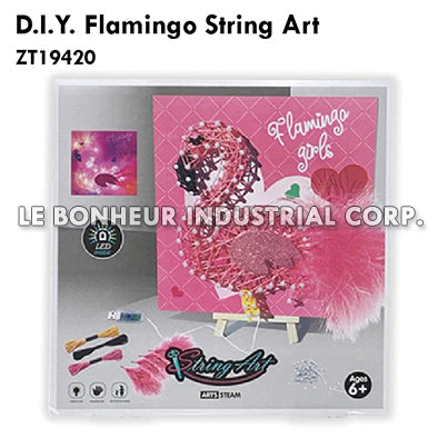 D.I.Y. Flamingo String Art