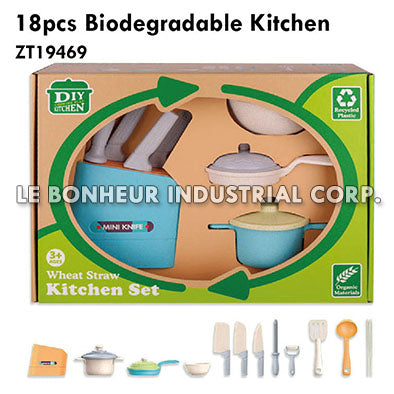 18pcs Biodegradable Kitchen