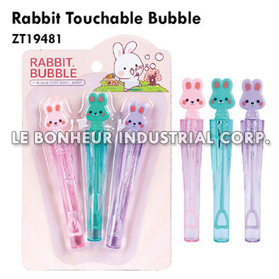 3pcs Rabbit Touchable Bubble